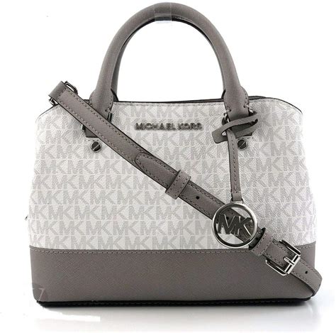 michael kors shoulder bag black and white|michael kors white tote bag.